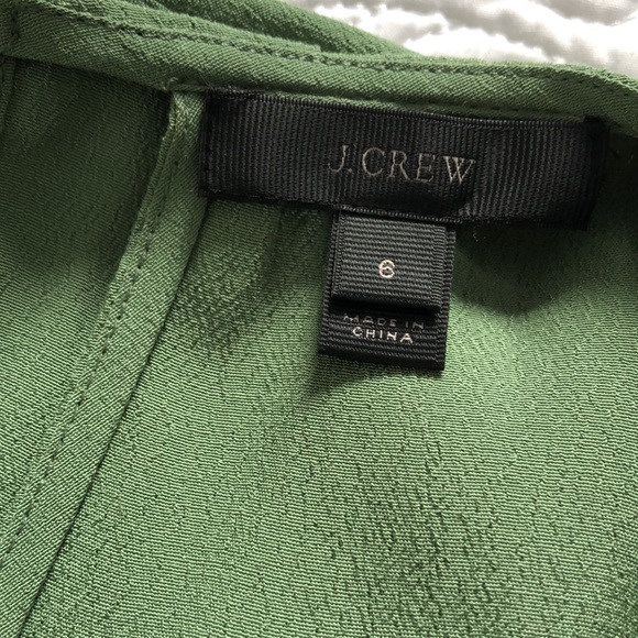 J. Crew Beautiful Green Top - Picture 6 of 7